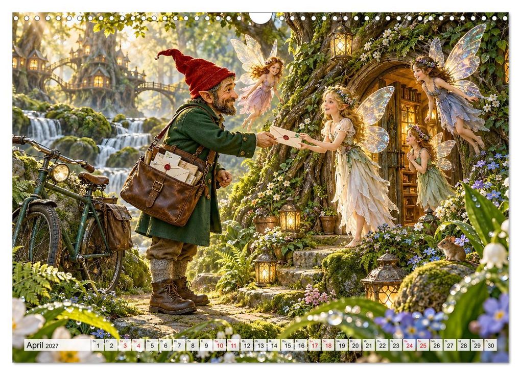Weitere Ansicht: MAGISCHE POST - Briefe voller Wunder (Wandkalender 2027 DIN A3 quer), CALVENDO Monatskalender | juehust