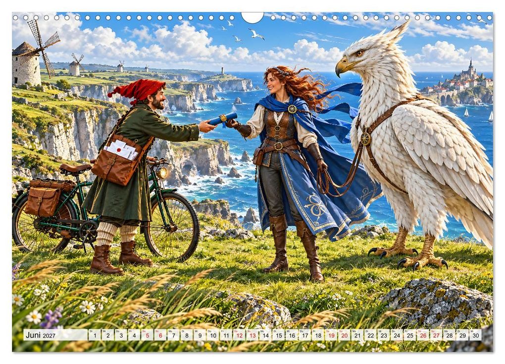 Weitere Ansicht: MAGISCHE POST - Briefe voller Wunder (Wandkalender 2027 DIN A3 quer), CALVENDO Monatskalender | juehust