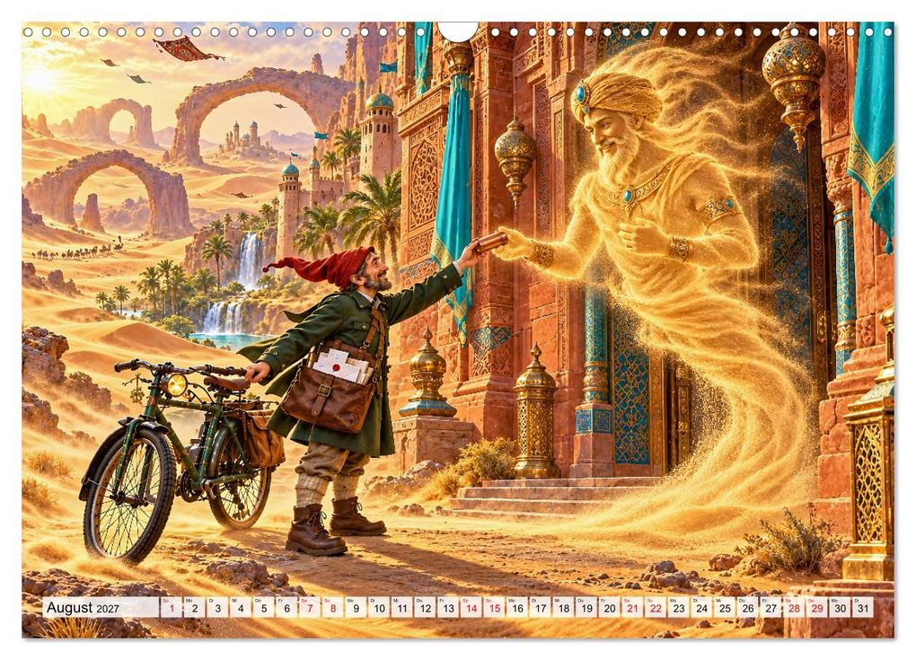 Weitere Ansicht: MAGISCHE POST - Briefe voller Wunder (Wandkalender 2027 DIN A3 quer), CALVENDO Monatskalender | juehust