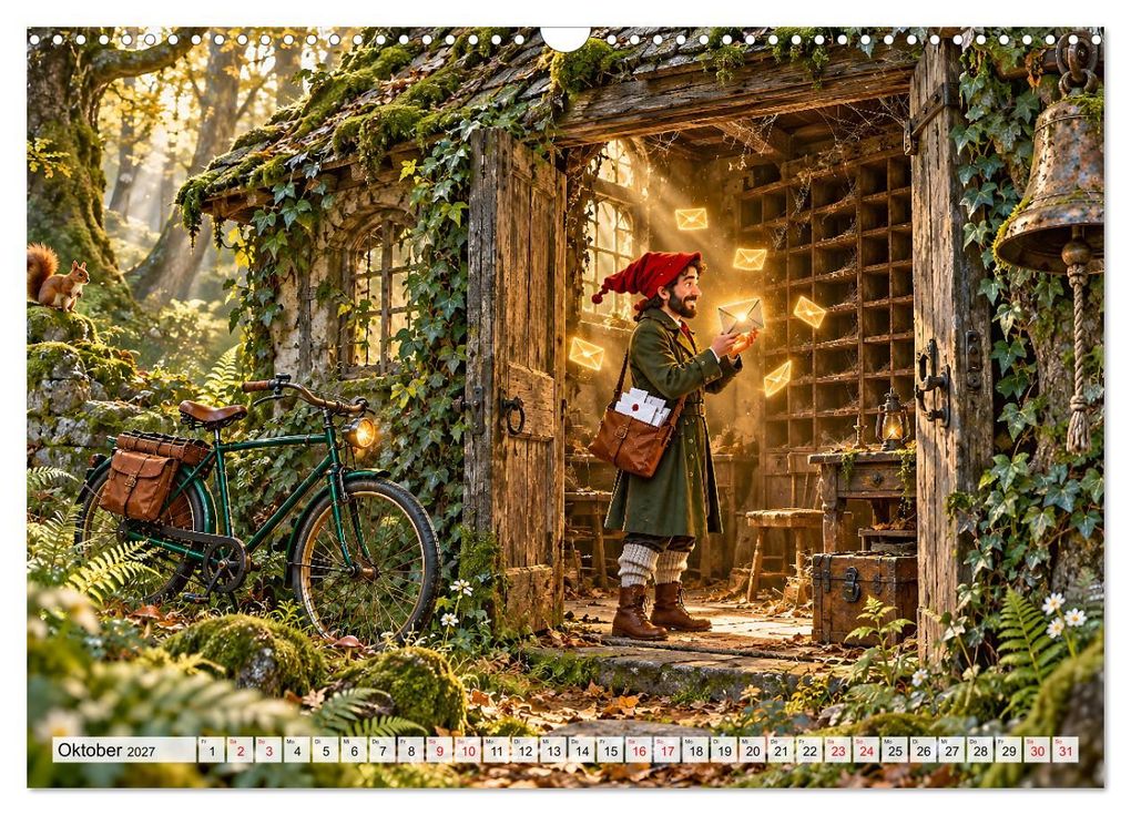 Weitere Ansicht: MAGISCHE POST - Briefe voller Wunder (Wandkalender 2027 DIN A3 quer), CALVENDO Monatskalender | juehust