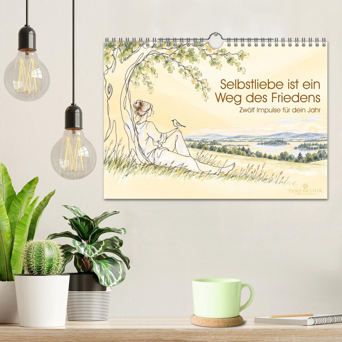 Weitere Ansicht: Selbstliebe ist ein Weg des Friedens (Wandkalender 2027 DIN A4 quer), CALVENDO Monatskalender | Tanja Richter, Calvendo
