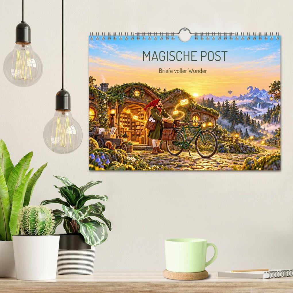 Weitere Ansicht: MAGISCHE POST - Briefe voller Wunder (Wandkalender 2027 DIN A4 quer), CALVENDO Monatskalender | juehust