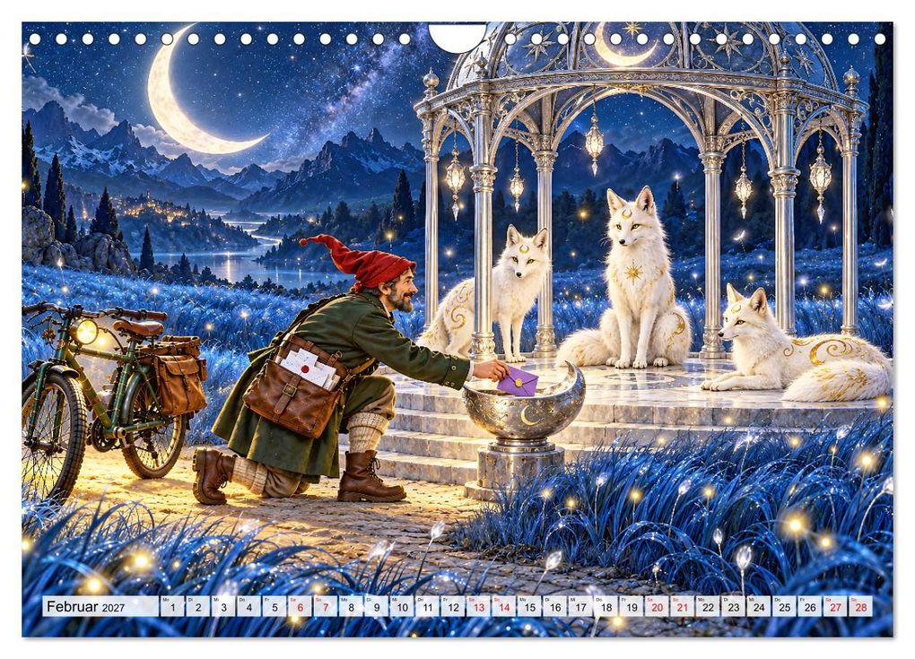 Weitere Ansicht: MAGISCHE POST - Briefe voller Wunder (Wandkalender 2027 DIN A4 quer), CALVENDO Monatskalender | juehust