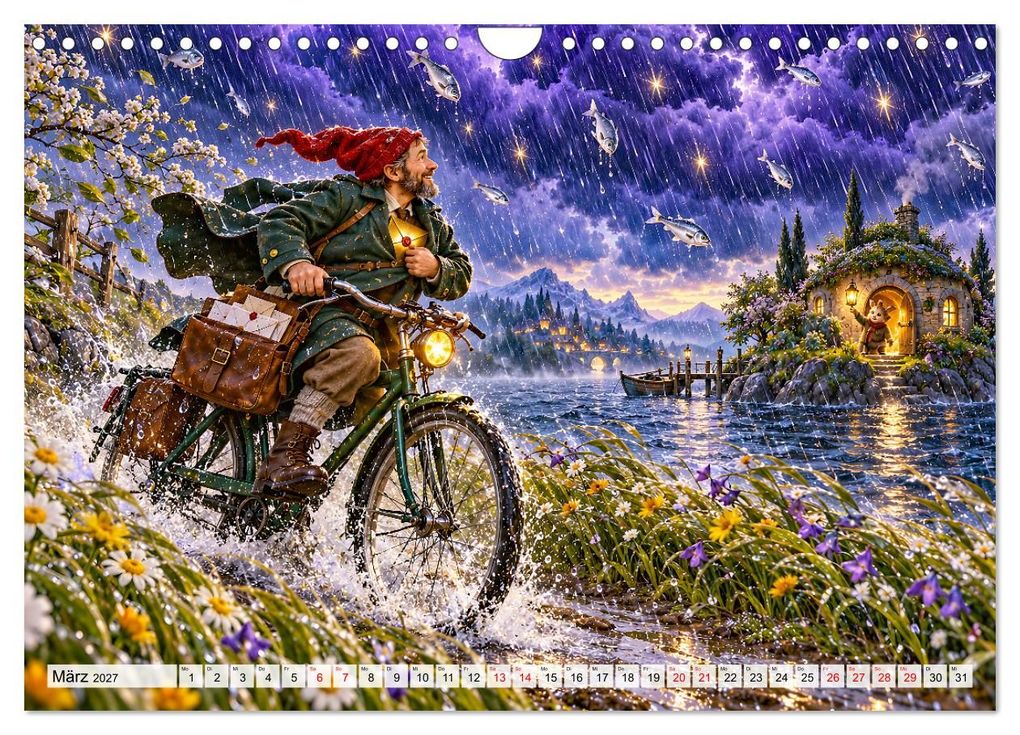 Weitere Ansicht: MAGISCHE POST - Briefe voller Wunder (Wandkalender 2027 DIN A4 quer), CALVENDO Monatskalender | juehust