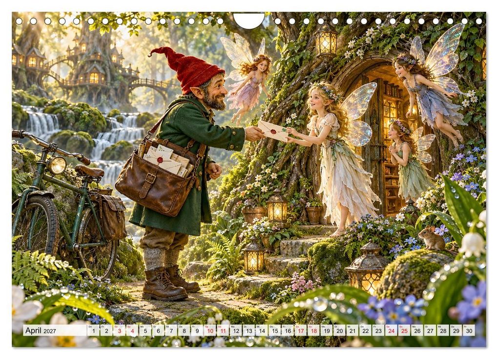 Weitere Ansicht: MAGISCHE POST - Briefe voller Wunder (Wandkalender 2027 DIN A4 quer), CALVENDO Monatskalender | juehust