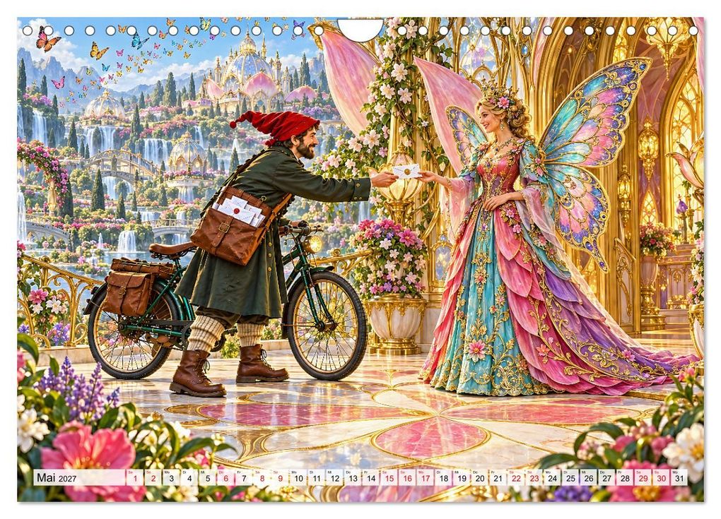 Weitere Ansicht: MAGISCHE POST - Briefe voller Wunder (Wandkalender 2027 DIN A4 quer), CALVENDO Monatskalender | juehust