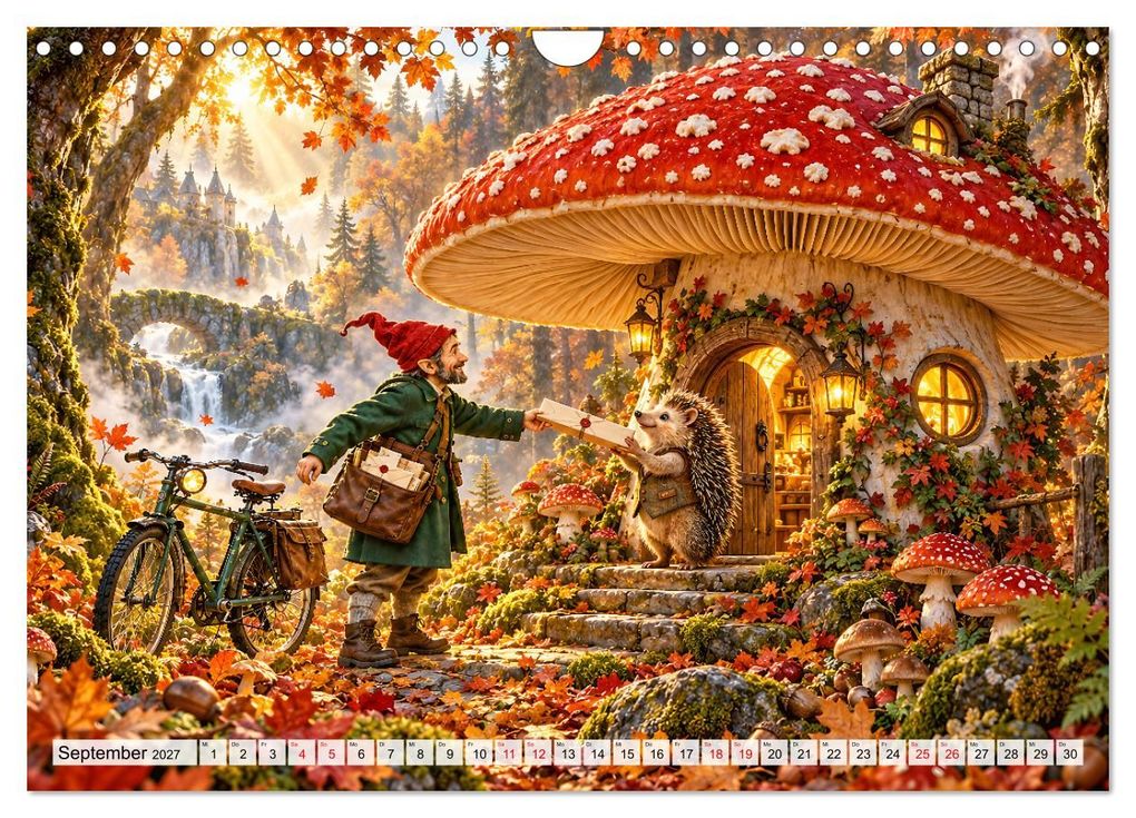 Weitere Ansicht: MAGISCHE POST - Briefe voller Wunder (Wandkalender 2027 DIN A4 quer), CALVENDO Monatskalender | juehust