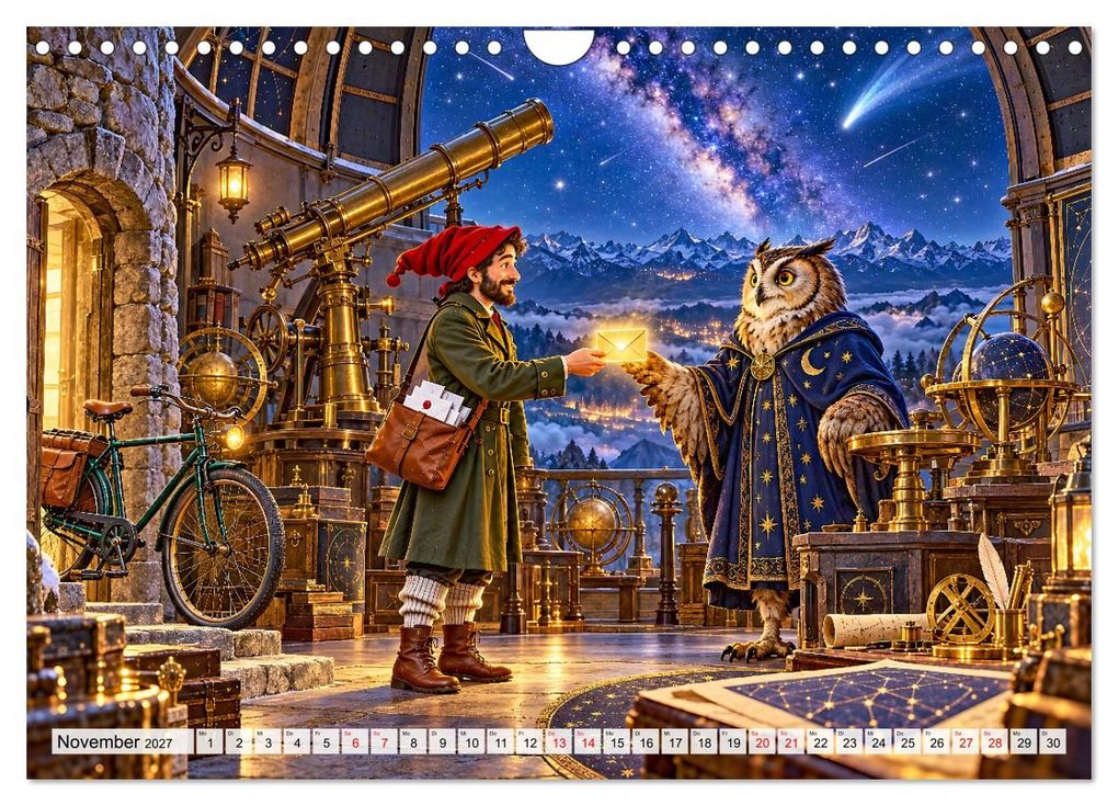 Weitere Ansicht: MAGISCHE POST - Briefe voller Wunder (Wandkalender 2027 DIN A4 quer), CALVENDO Monatskalender | juehust