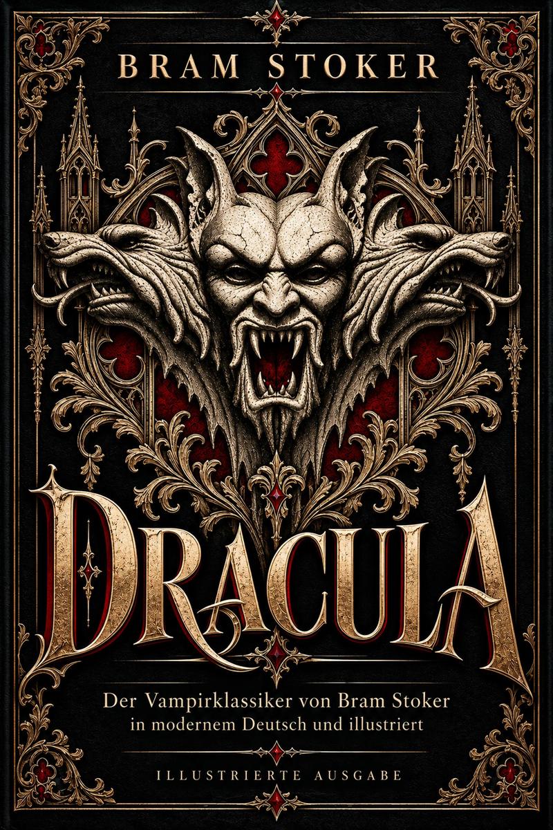 Produktbild: DRACULA Der Vampirklassiker von Bram Stoker - in modernem Deutsch und illustriert | Bram Stoker