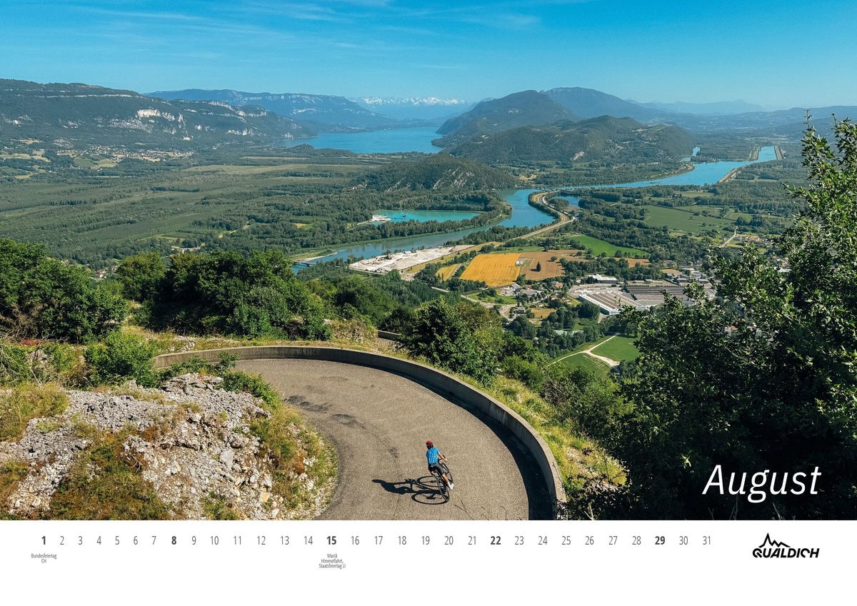 Weitere Ansicht: quäldich.de-Rennrad-Kalender 2027