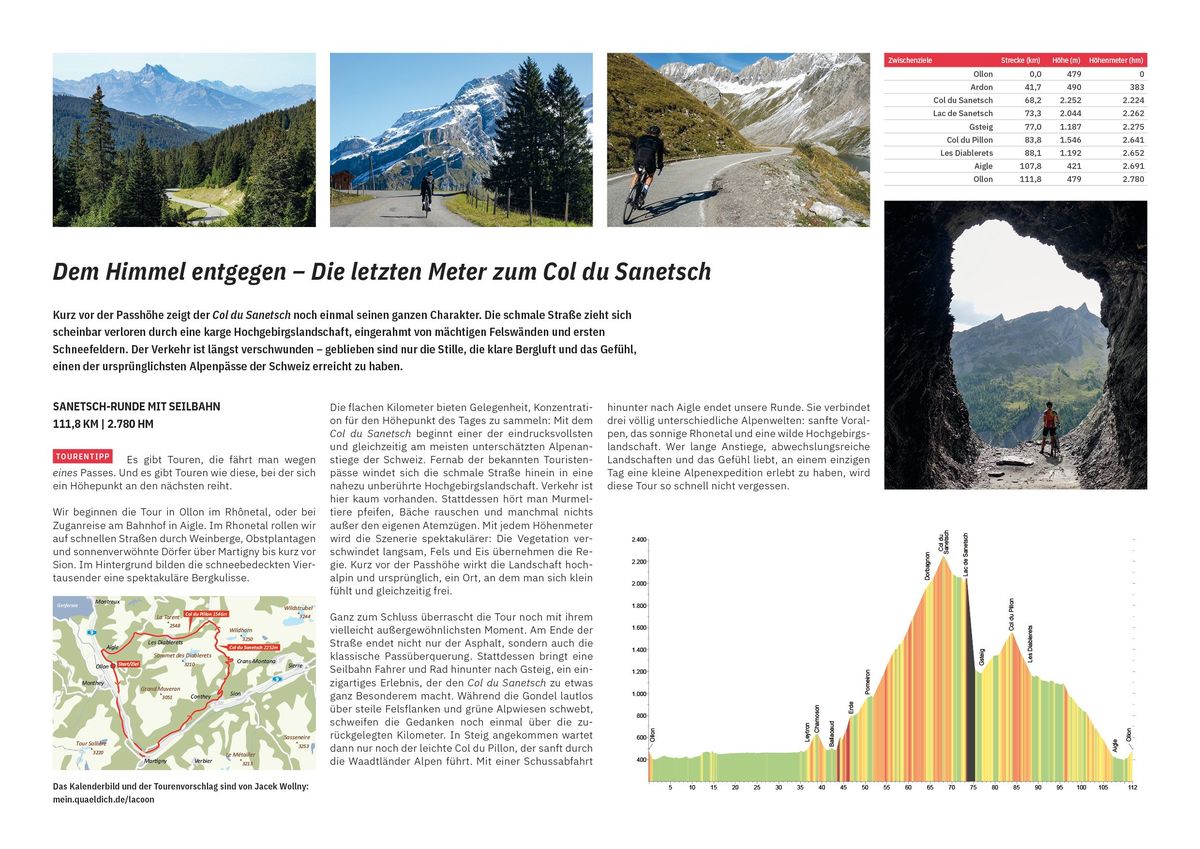 Weitere Ansicht: quäldich.de-Rennrad-Kalender 2027