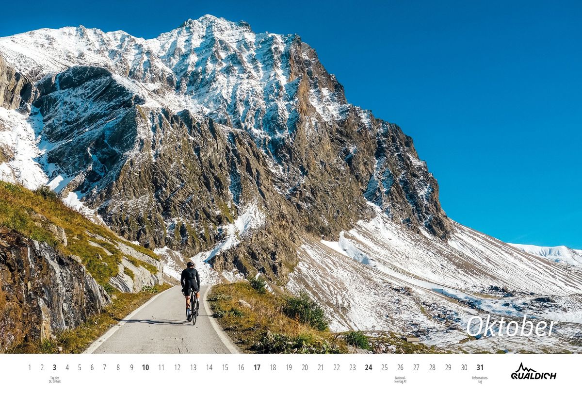 Weitere Ansicht: quäldich.de-Rennrad-Kalender 2027