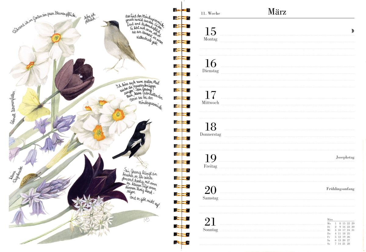 Weitere Ansicht: Naturkalender 2028 | Marjolein Bastin