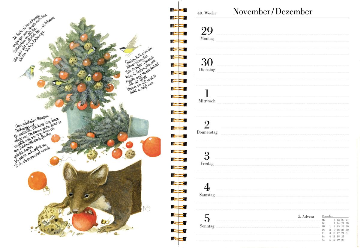 Weitere Ansicht: Naturkalender 2028 | Marjolein Bastin
