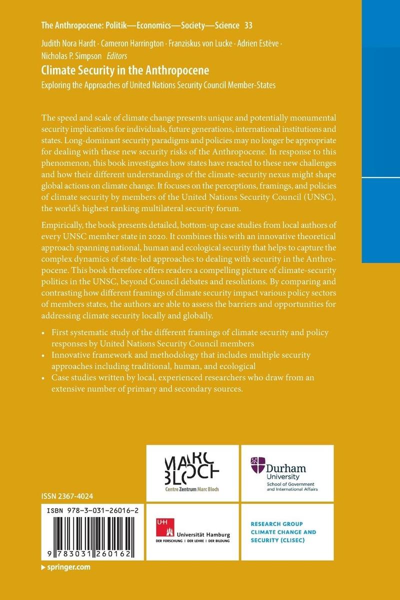 Weitere Ansicht: Climate Security in the Anthropocene