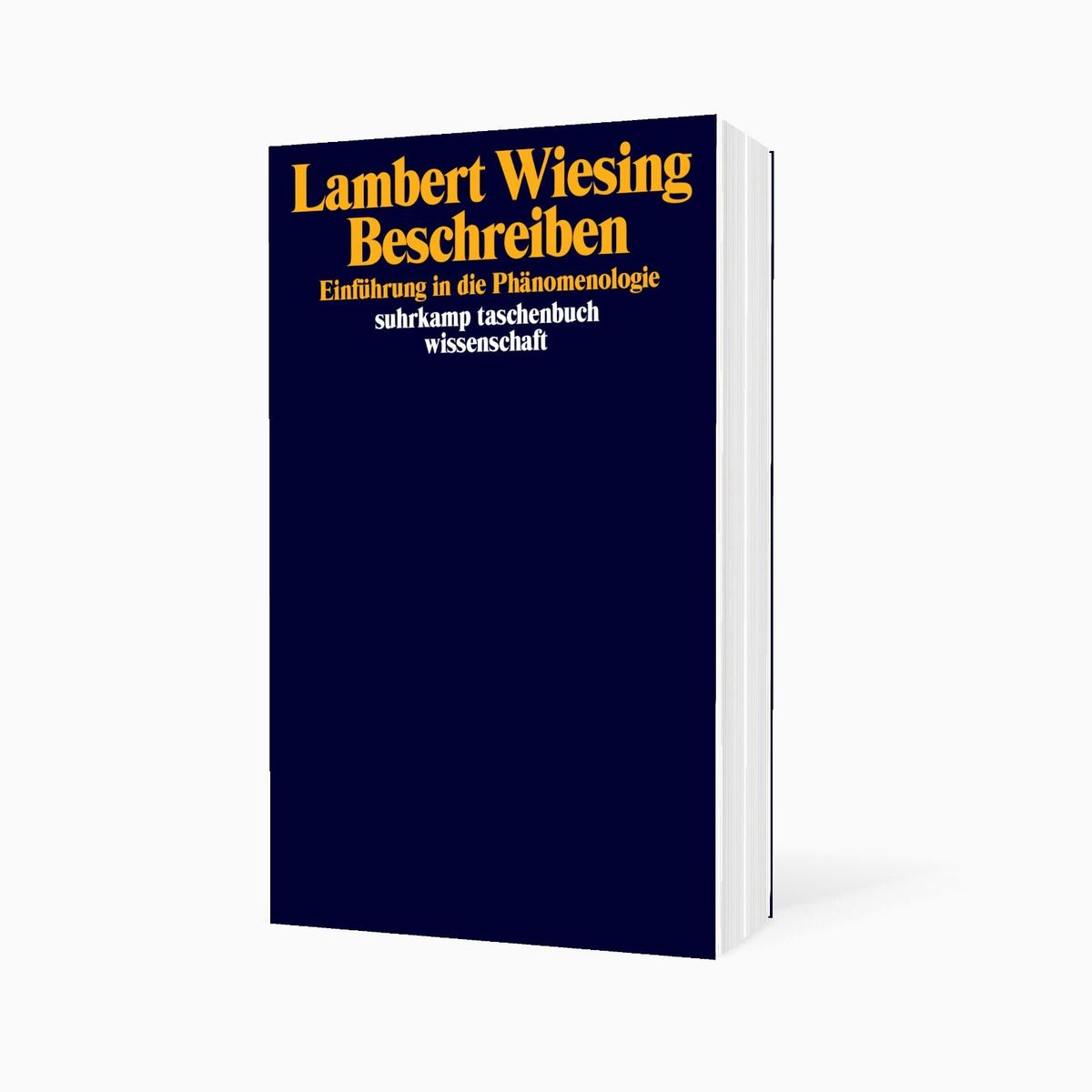 Weitere Ansicht: Beschreiben | Lambert Wiesing
