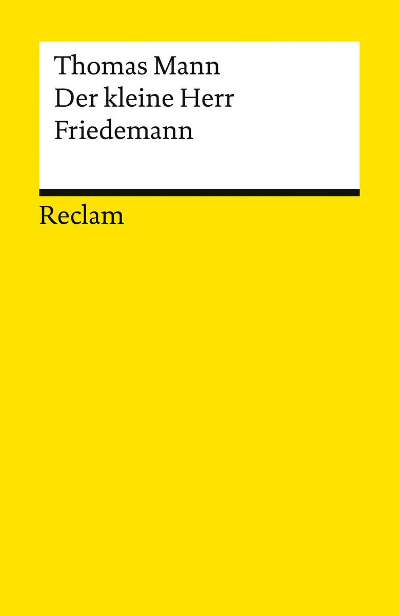 Produktbild: Der kleine Herr Friedemann | Thomas Mann