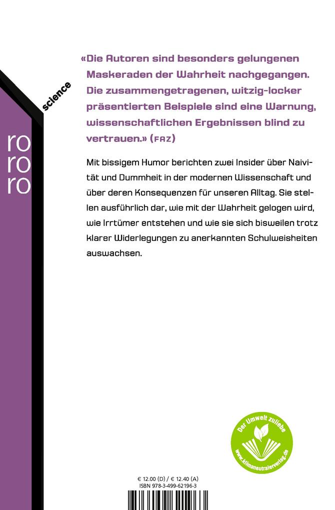 Weitere Ansicht: Der Hund, der Eier legt | Hans-Peter Beck-Bornholdt, Hans-Hermann Dubben