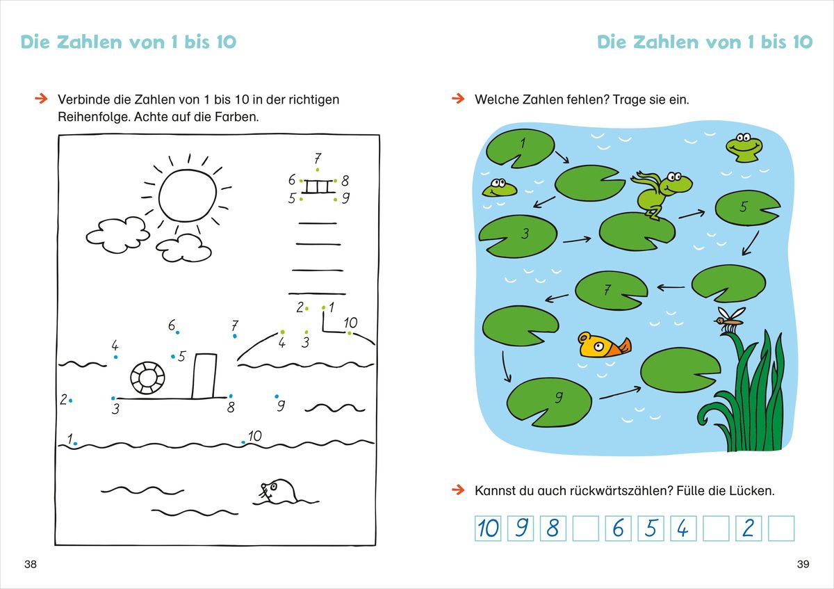 Weitere Ansicht: Zahlen üben. Schulstart | Julia Meyer