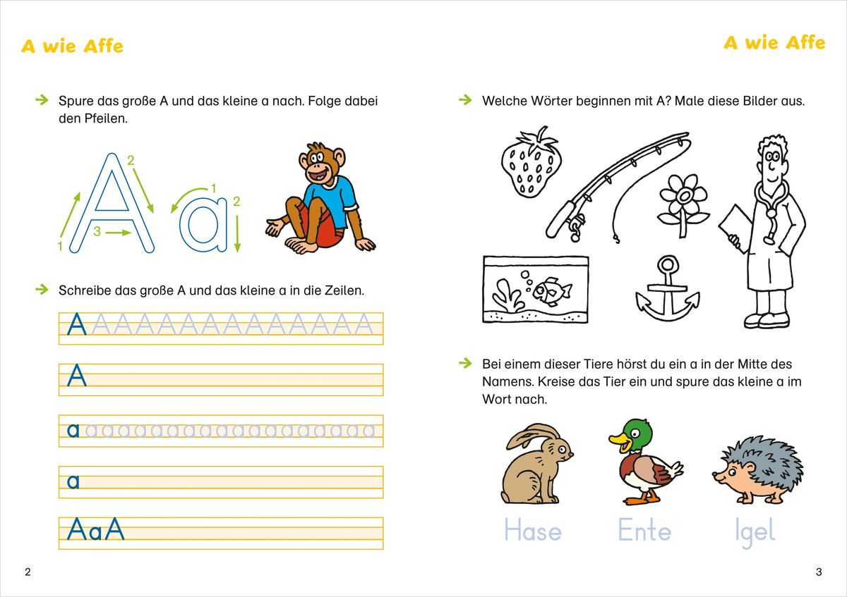 Weitere Ansicht: Buchstaben üben. Schulstart | Julia Meyer