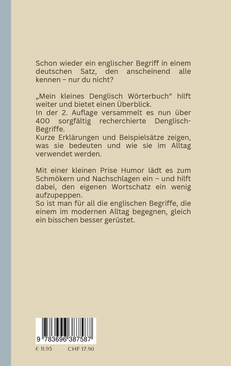 Weitere Ansicht: Mein kleines Denglisch Wörterbuch | Dorothee Parkhurst
