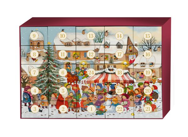 Weitere Ansicht: Puzzle-Adventskalender 'Weihnachtsmarkt'