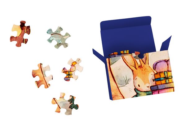 Weitere Ansicht: Puzzle-Adventskalender 'Kleine Freunde'