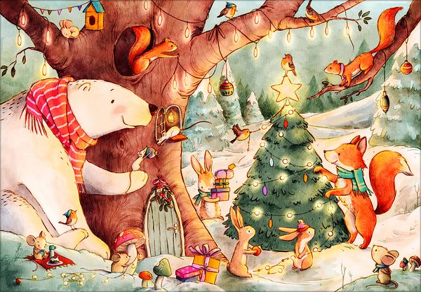Weitere Ansicht: Puzzle-Adventskalender 'Kleine Freunde'