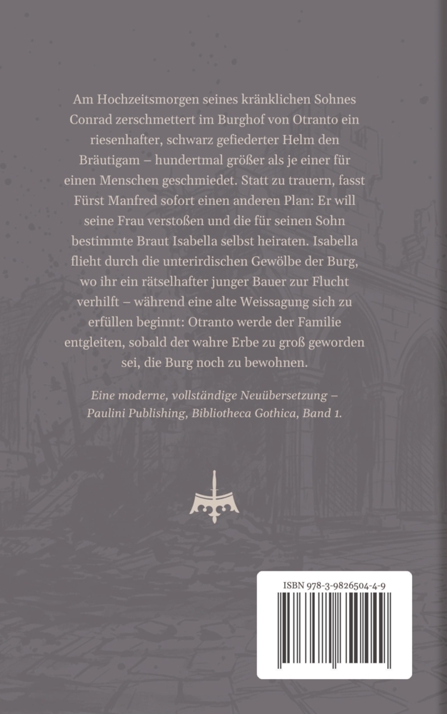 Weitere Ansicht: Das Schloss von Otranto | Horace Walpole