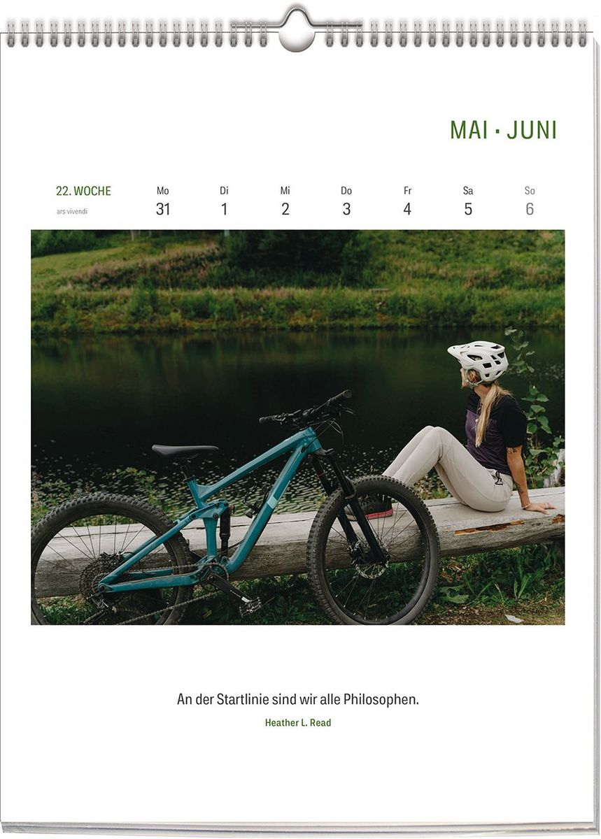 Weitere Ansicht: Literarischer FAHRRAD Kalender 2028 | Vivendi Ars