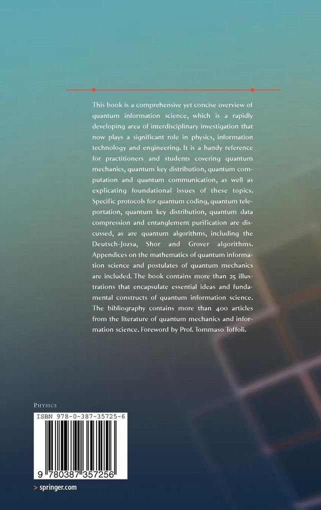 Weitere Ansicht: Quantum Information | Gregg Jaeger