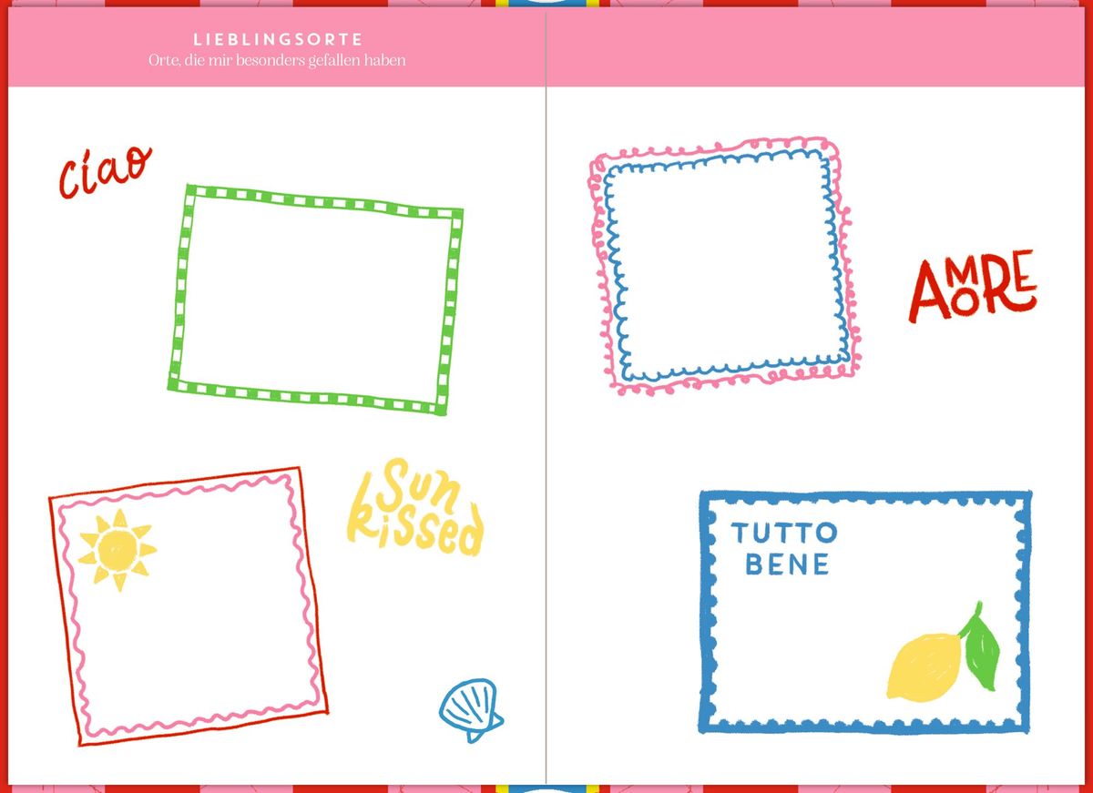 Weitere Ansicht: Eintragbuch mit Sammeltasche