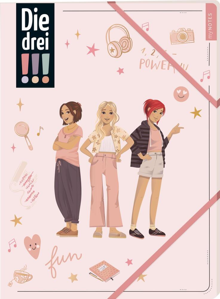 Produktbild: myNOTES Papeterie: Sammelmappe Die drei !!! - Fun