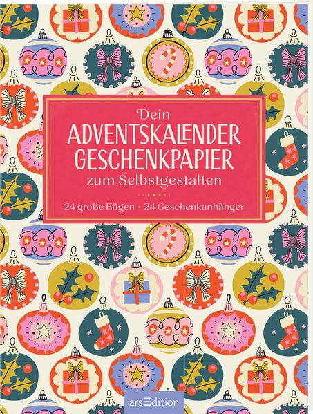 Produktbild: Dein Adventskalender Geschenkpapier zum Selbstgestalten