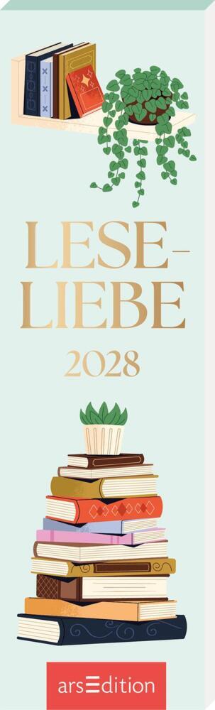 Produktbild: Lesezeichenkalender Leseliebe 2028