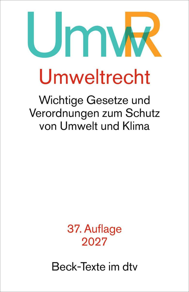 Produktbild: Umweltrecht. UmwR