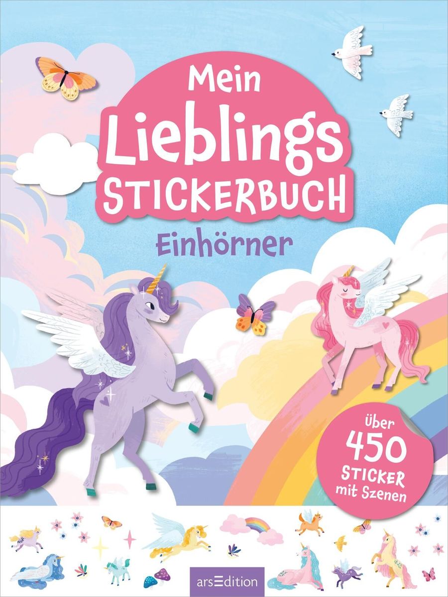 Weitere Ansicht: Mein Lieblings-Stickerbuch - Einhörner