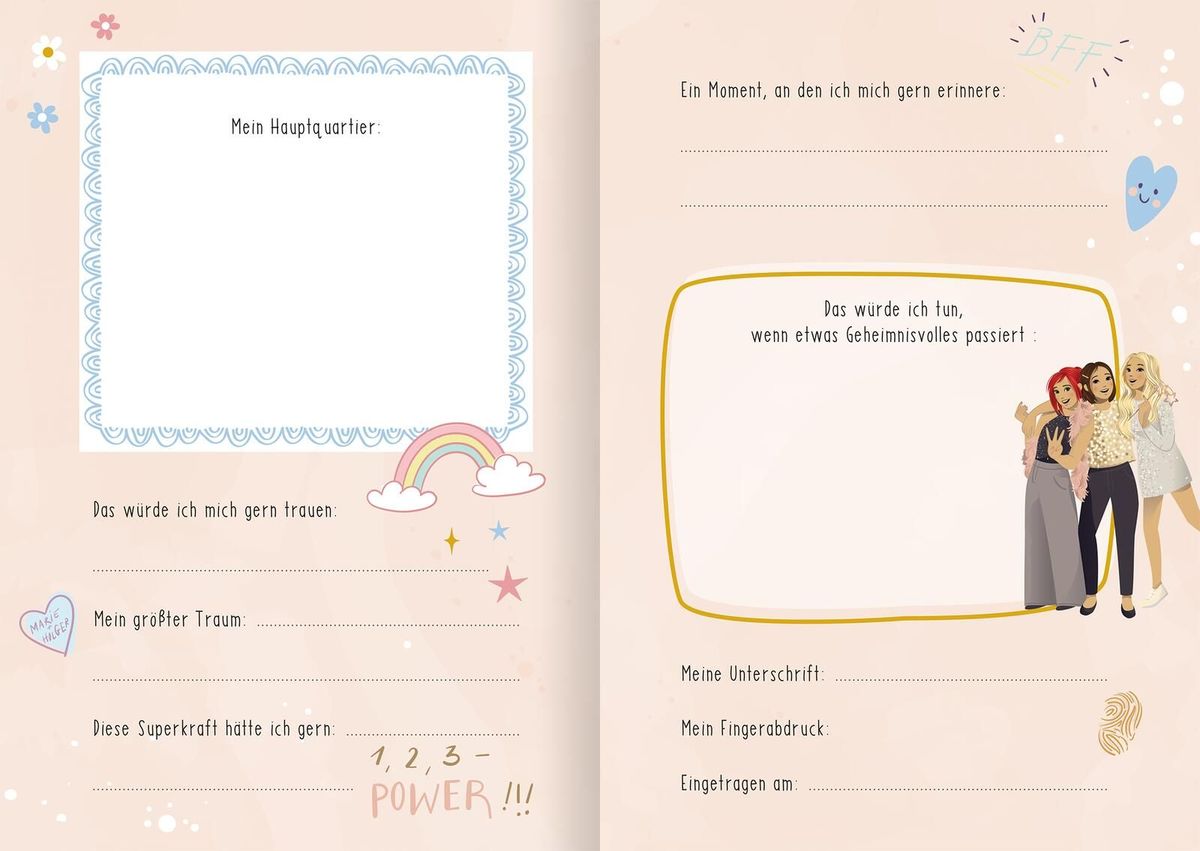 Weitere Ansicht: Freundebuch Die drei !!! - My Friends