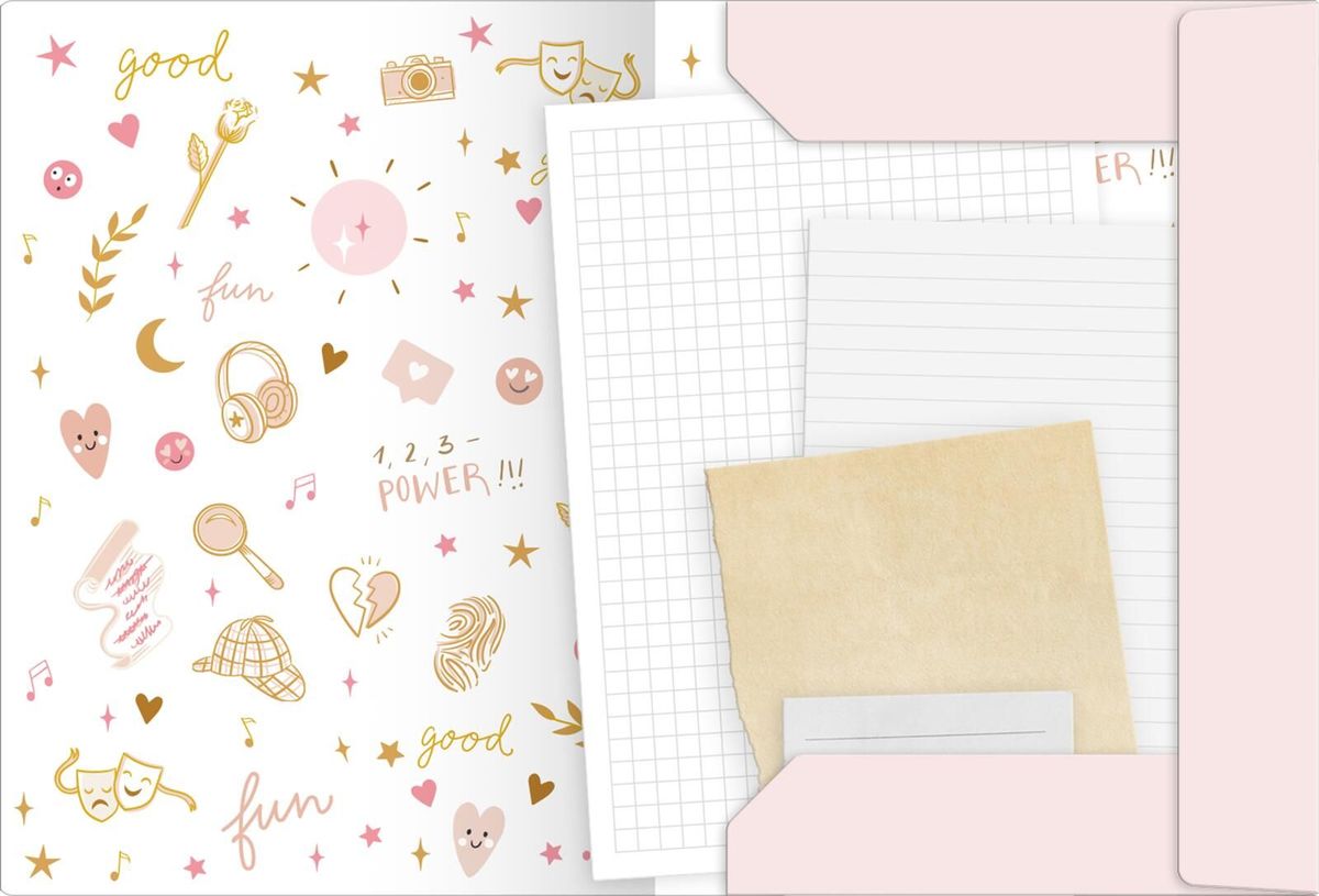 Weitere Ansicht: myNOTES Papeterie: Sammelmappe Die drei !!! - Fun