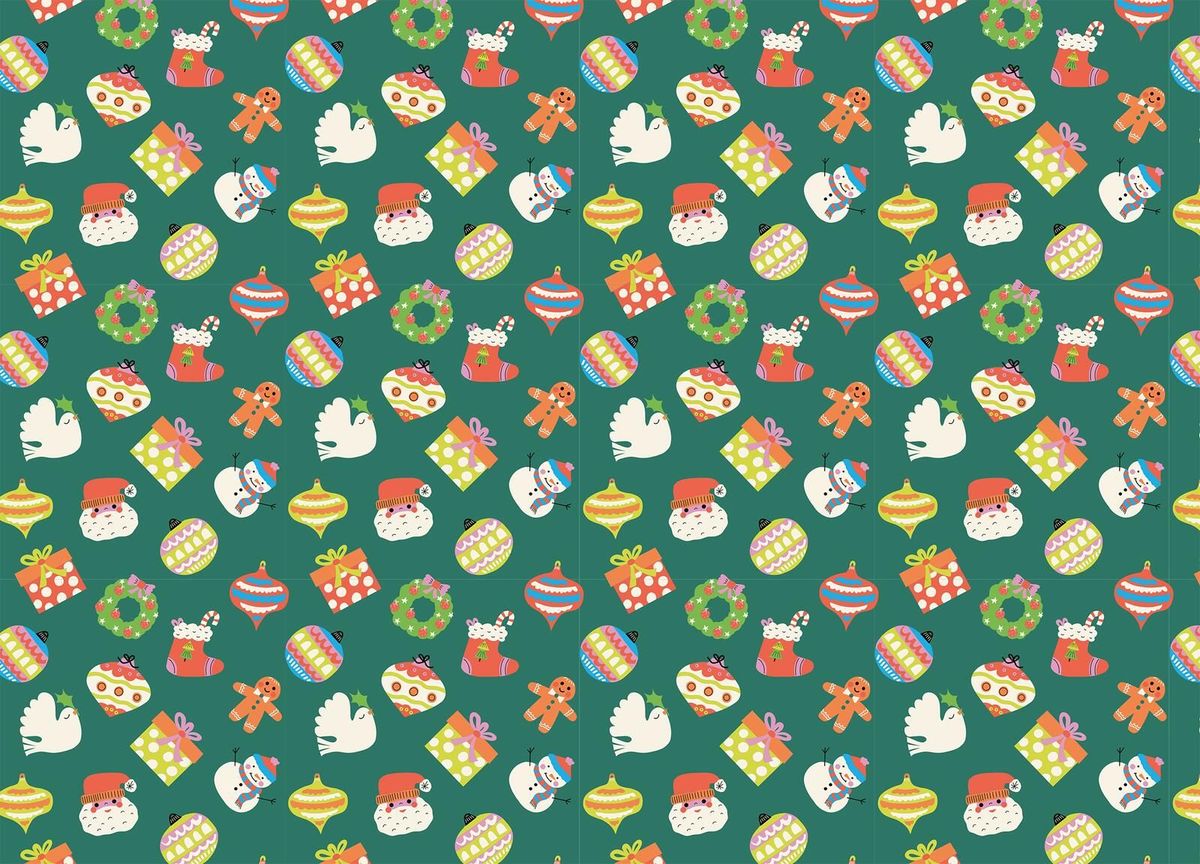 Weitere Ansicht: Dein Adventskalender Geschenkpapier zum Selbstgestalten