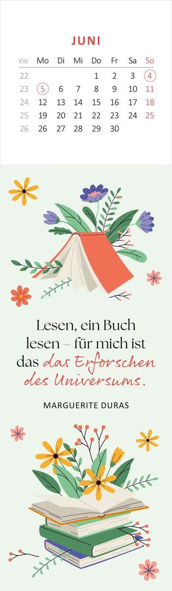 Weitere Ansicht: Lesezeichenkalender Leseliebe 2028