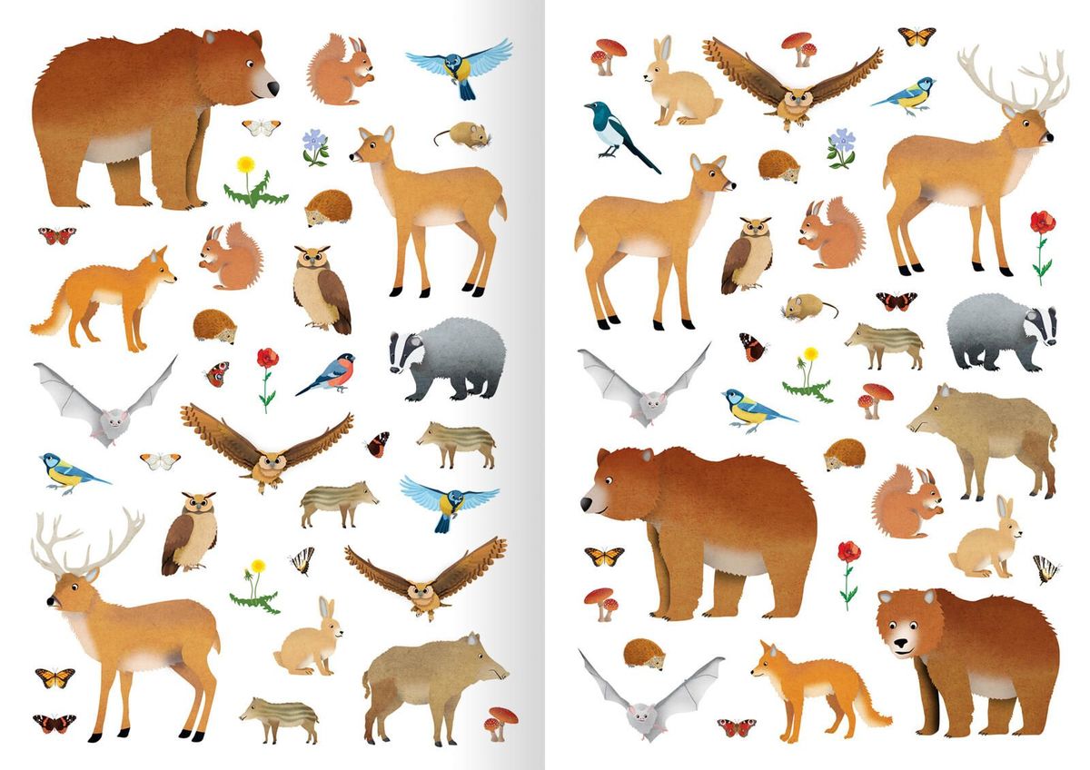 Weitere Ansicht: Mein Lieblings-Stickerbuch - Natur