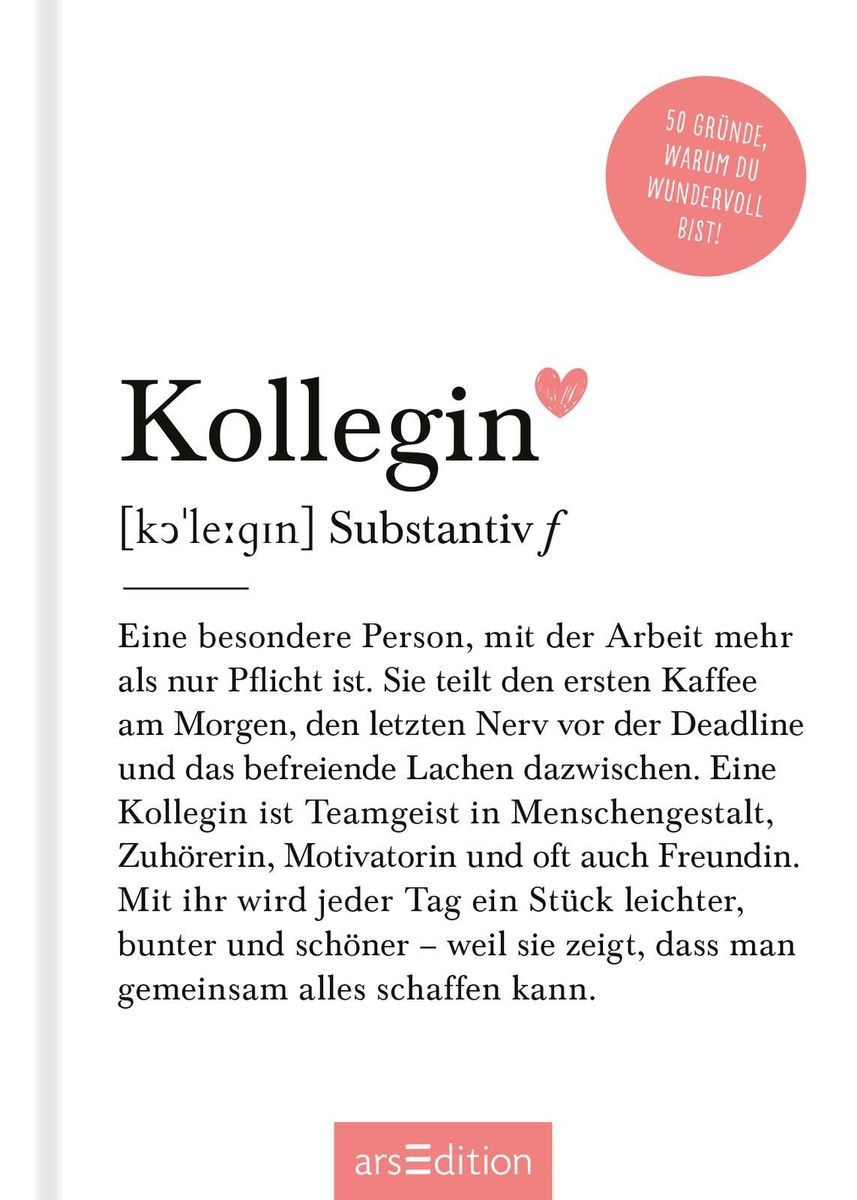 Weitere Ansicht: Kollegin (Substantiv, f)