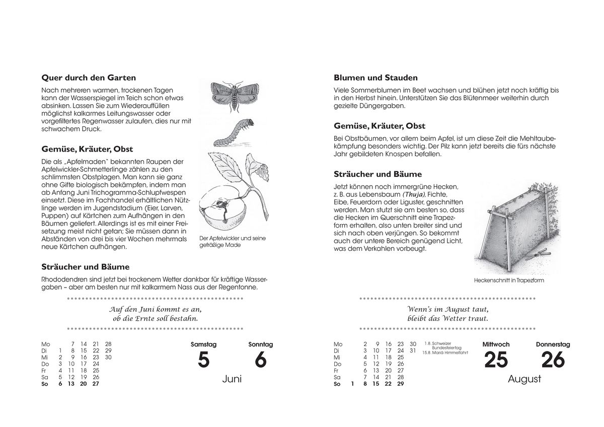 Weitere Ansicht: Gartenkalender 2028 | Joachim Mayer