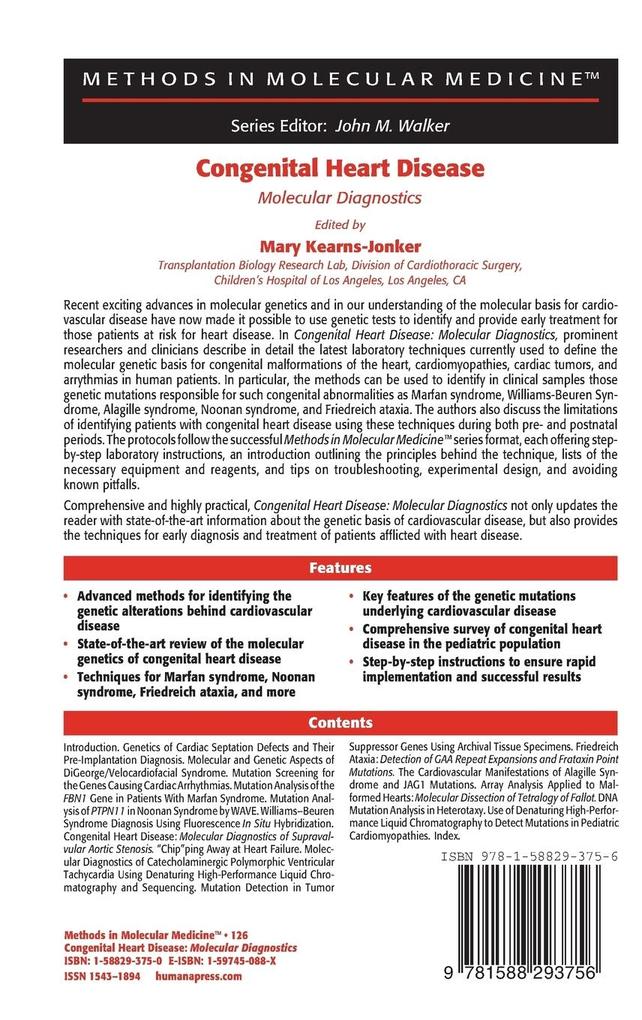 Weitere Ansicht: Congenital Heart Disease | Kearns- Jonker