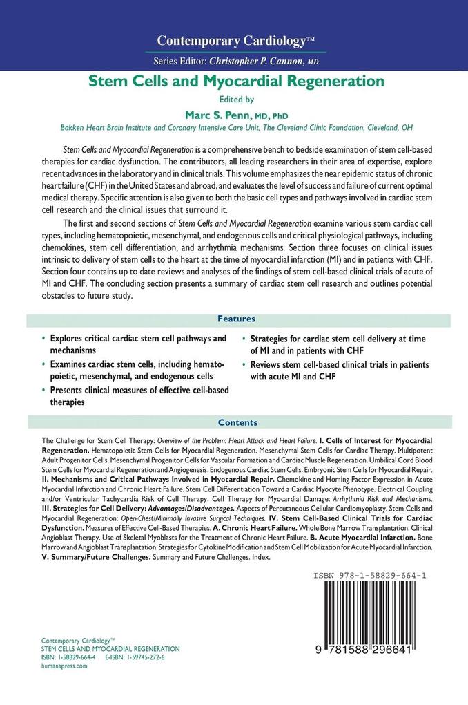 Weitere Ansicht: Stem Cells and Myocardial Regeneration