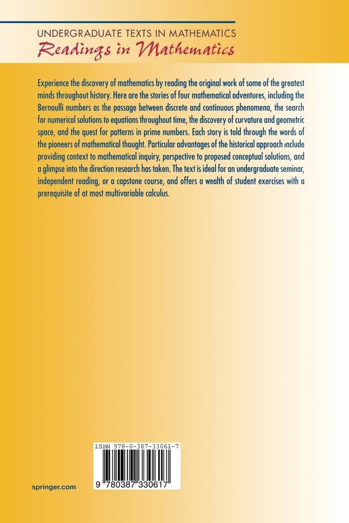 Weitere Ansicht: Mathematical Masterpieces | Art Knoebel, Reinhard Laubenbacher, Jerry Lodder, David Pengelley