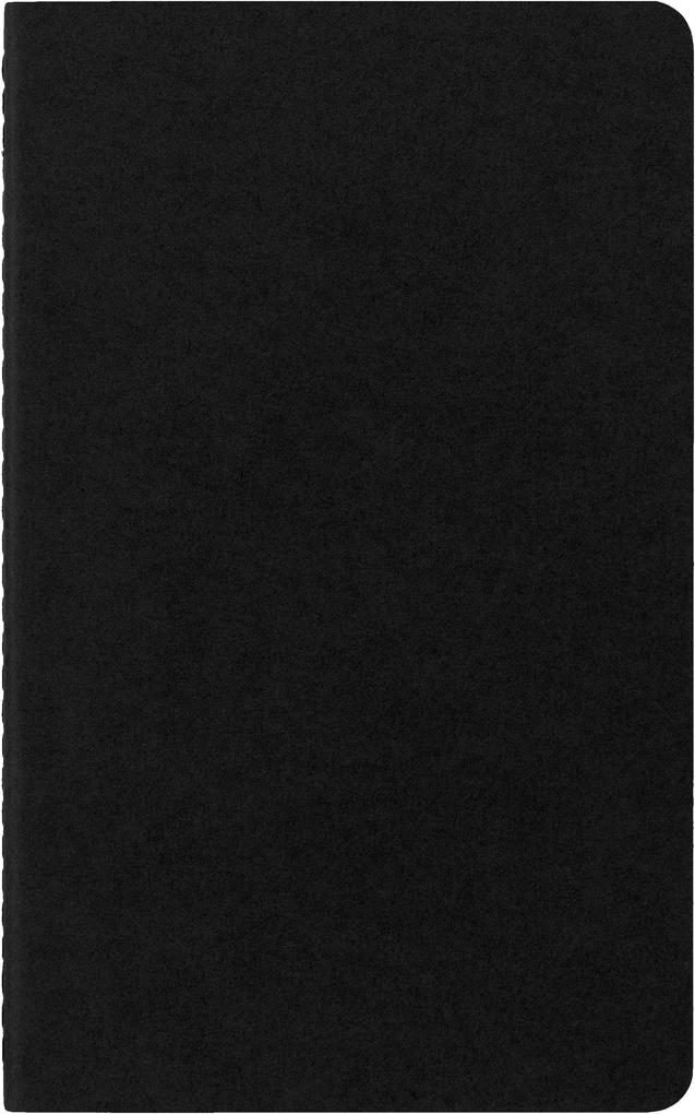 Weitere Ansicht: Moleskine Cahier large liniert schwarz DIN A5. 3er Pack