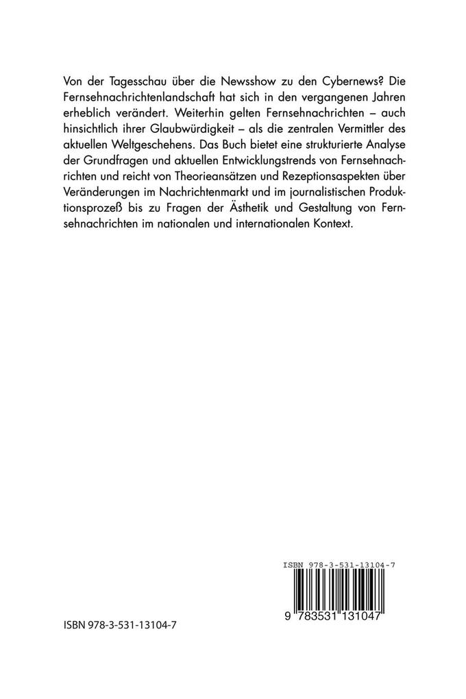 Weitere Ansicht: Fernsehnachrichten