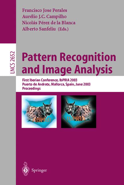 Weitere Ansicht: Pattern Recognition and Image Analysis